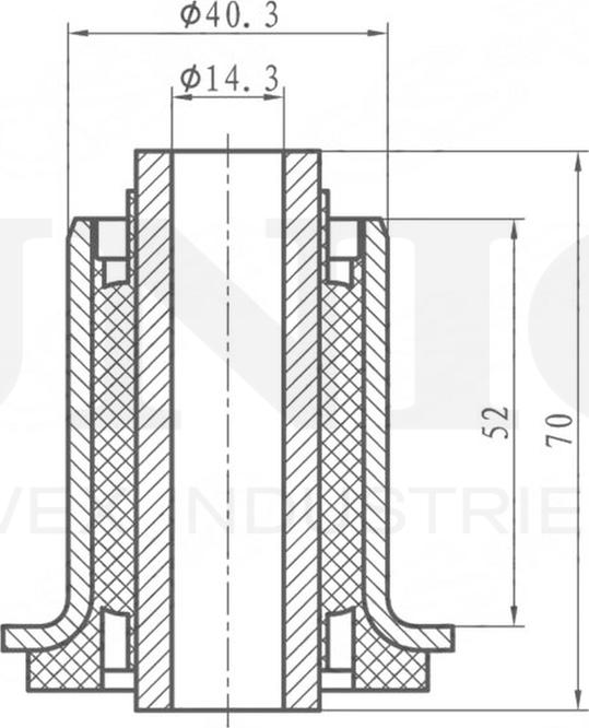 Сайлентблок рычага подвески (Unio). Артикул RMP-20379