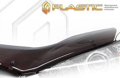 Дефлектор СА Пластик для капота (Classic полупрозрачный) Chevrolet Aveo седан 2011-2020. Артикул 2010010307035