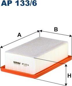 Воздушный фильтр Filtron. Артикул AP 133/6