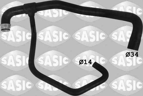 Патрубок радиатора (системы охлаждения) Sasic. Артикул SWH0478