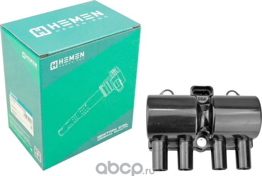 Катушка зажигания Daewoo Nexia, Lanos, Matiz, Chevrolet Aveo, Spark, Kalos 1.0i- (Hemen). Артикул HIC006