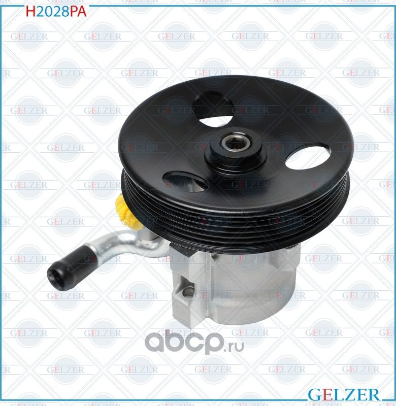 H2028PA Насос гидроусилителя руля Daewoo Nubira, Chevrolet Aveo (Аналог) (Gelzer). Артикул H2028PA