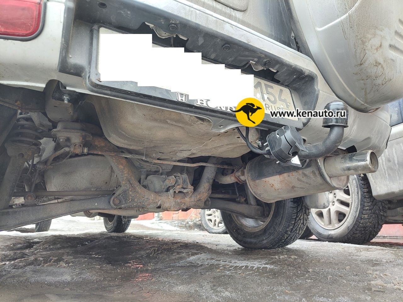 Фаркоп Halty усиленный для Honda CR-V I RD1, RD2, RD3 1996-2001. Артикул HElem (H.H01.A)