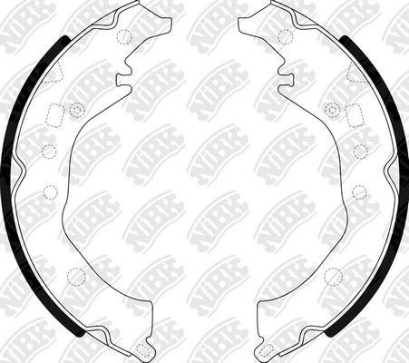 Тормозные колодки NiBK. Артикул FN2389