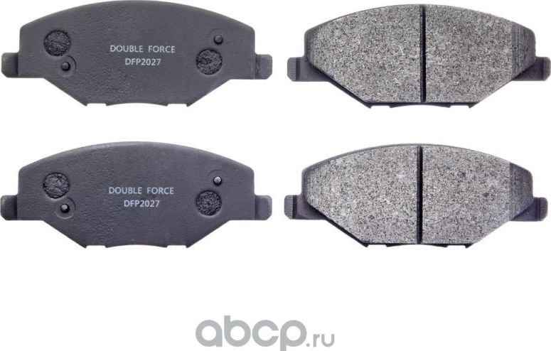 Колодки тормозные дисковые (Double Force) Double Force. Артикул DFP2027