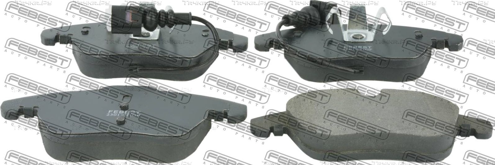 Тормозные колодки Febest передние для SEAT Alhambra II 2010-2026. Артикул 2301-TIGF