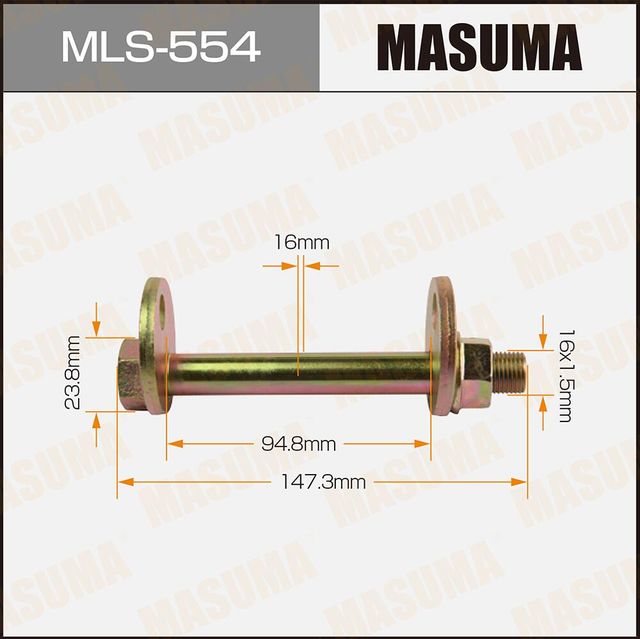 Болт развальный Masuma. Артикул MLS-554