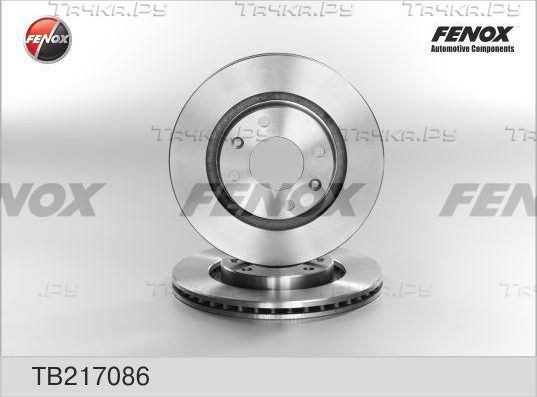 Тормозной диск Fenox передний для Citroen C2 2003-2012. Артикул TB217086