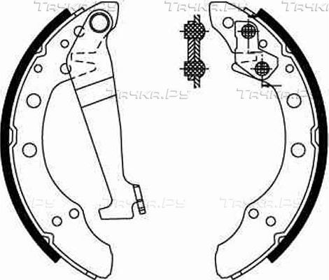 Тормозные колодки TRW задние для Volkswagen Vento 1992-1998. Артикул GS8092