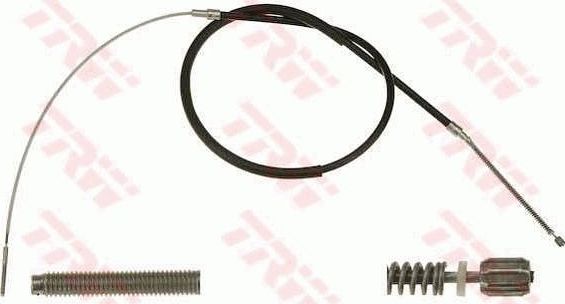 Трос ручника (тросик ручного тормоза) TRW задний правый/левый для Volkswagen Golf II 1983-1992. Артикул GCH1518