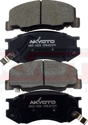 Тормозные колодки Akyoto Packing AKYOTO. Артикул AKD-1404