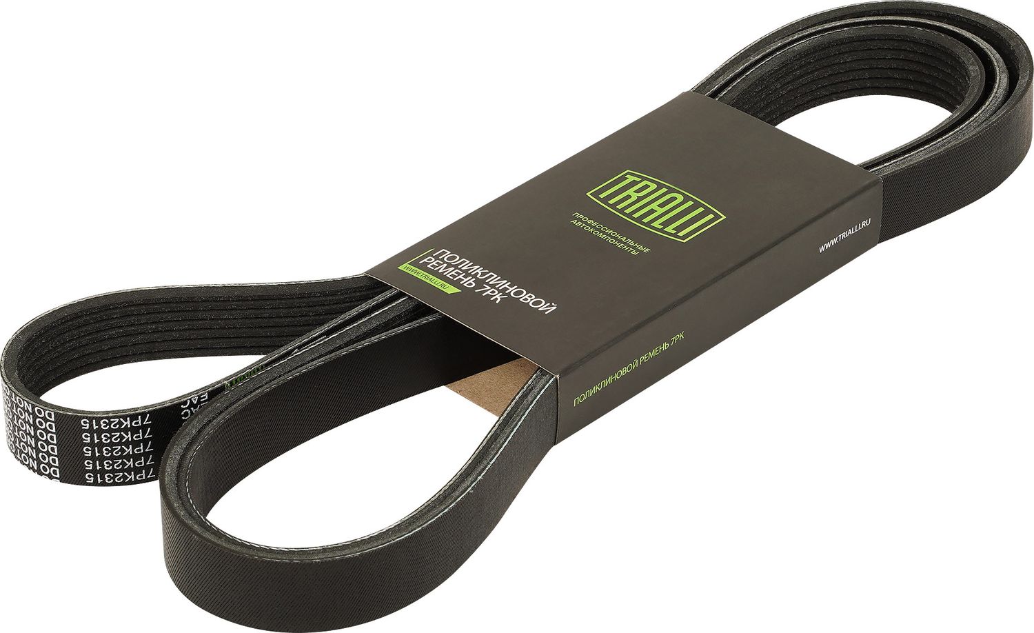 Приводной ремень поликлиновой Trialli (EPDM (Этилен-пропиленовый каучук)). Артикул 7PK2315