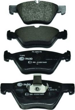 Тормозные колодки Hella. Артикул 8DB 355 007-861