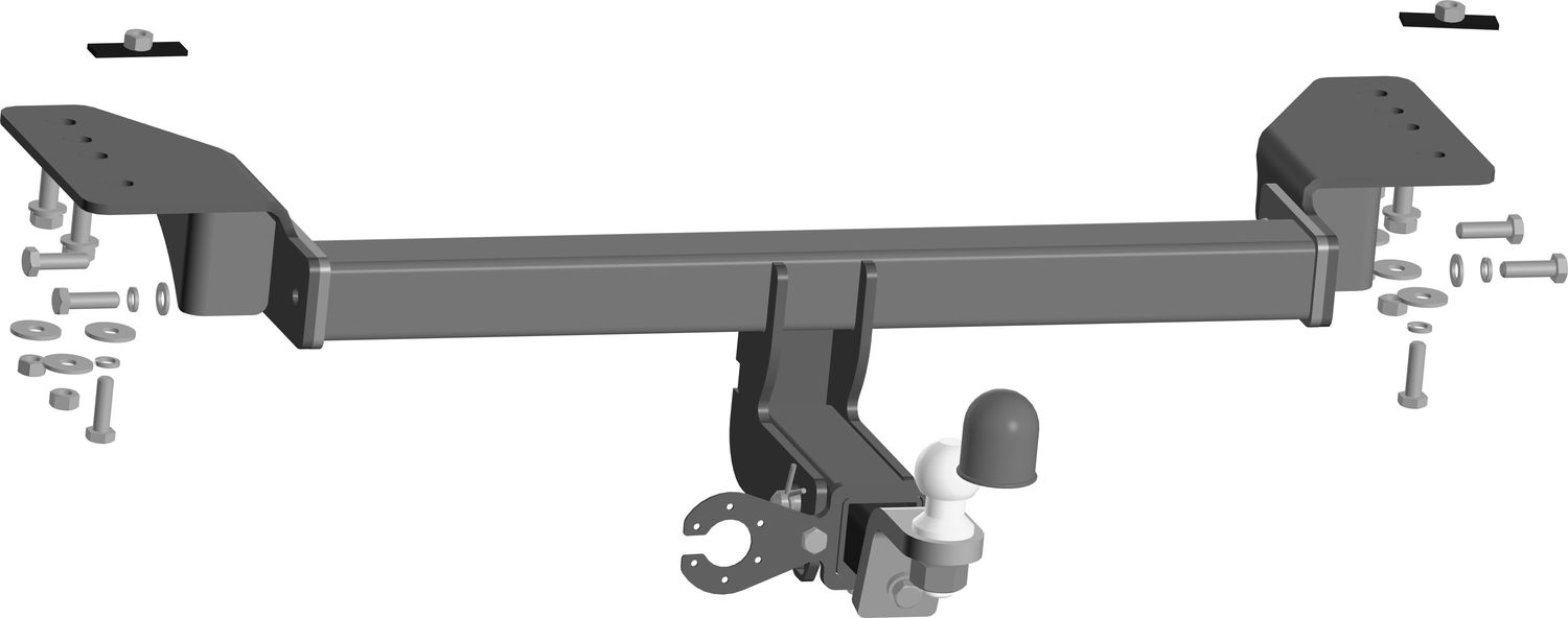 Фаркоп Oris (ранее Bosal) под американский квадрат для Haval F7 II 2024-2026. Артикул 3332-E