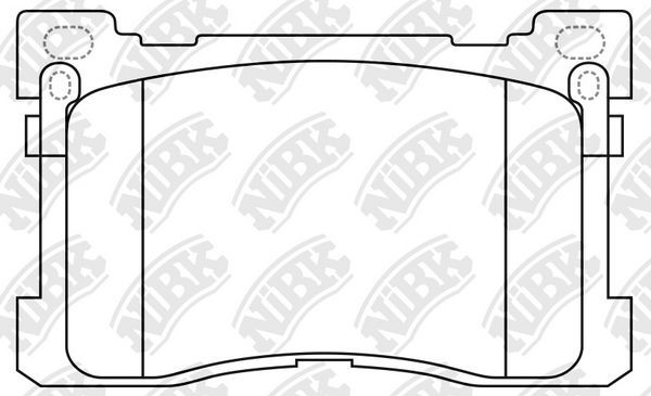 Тормозные колодки NiBK. Артикул PN0629