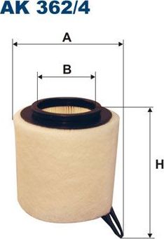 Воздушный фильтр Filtron для BMW 1 I (E81/E82/E87/E88) 2004-2012. Артикул AK 362/4