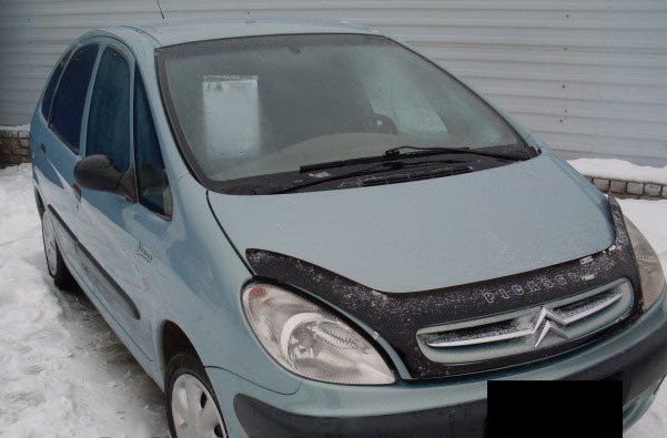 Дефлектор VT52 для капота Citroen Xsara Picasso 2004-2010. Артикул CN13VT