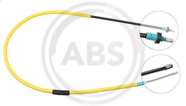 Трос ручника (тросик ручного тормоза) ABS задний правый для Renault Modus I 2004-2012. Артикул K19707