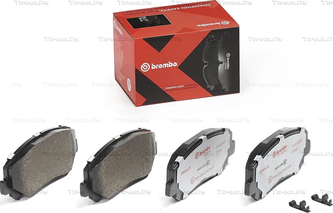 Тормозные колодки Brembo XTRA LINE передние для Mazda CX-5 I 2011-2017. Артикул P 49 045X