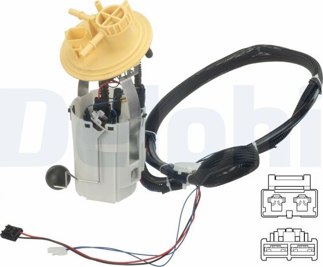 Бензонасос (топливный насос) Delphi для Volvo XC70 I 2000-2007. Артикул FG1251-12B1