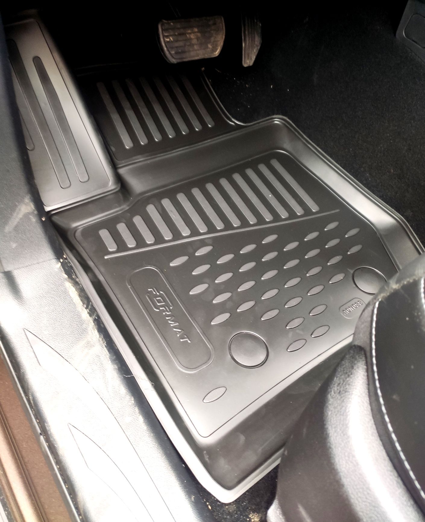 Коврики Format 3D c повышенной износостойкостью для салона Great Wall Poer 2020-2026. Артикул FORMAT.3DAN0088210k