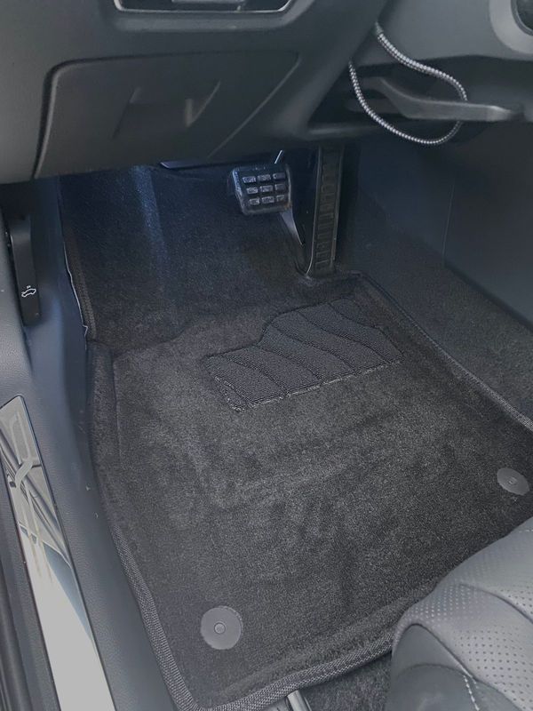 Коврики Seintex 3D ворсовые для салона Hongqi H5 II 2022-2026 ЧЕРНЫЕ. Артикул 99587