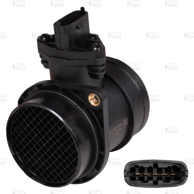 Датчик массового расхода воздуха (ДМРВ) StartVOLT для ВАЗ Samara (2108, 2109, 2113, 2114) 1986-2013. Артикул VS-MF-0104