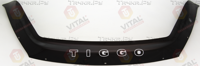 Дефлектор VT52 для капота Chery Tiggo 4 I рестайлинг 2018-2026. Артикул CR20VT