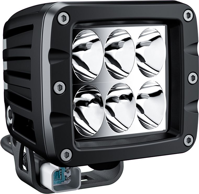 Светодиодная фара водительского света Aurora 76x76 мм 30W LED (комплект 2 шт). Артикул ALO-2-D1D1