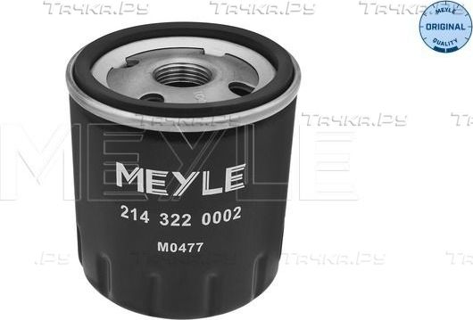 Масляный фильтр Meyle Original для Peugeot 407 2004-2011. Артикул 214 322 0002
