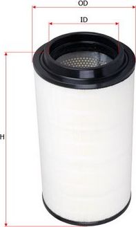 Воздушный фильтр Sakura. Артикул A-68400