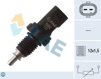 Датчик температуры охлаждающей жидкости FAE для Porsche Cayenne II (958) 2010-2014. Артикул 33892