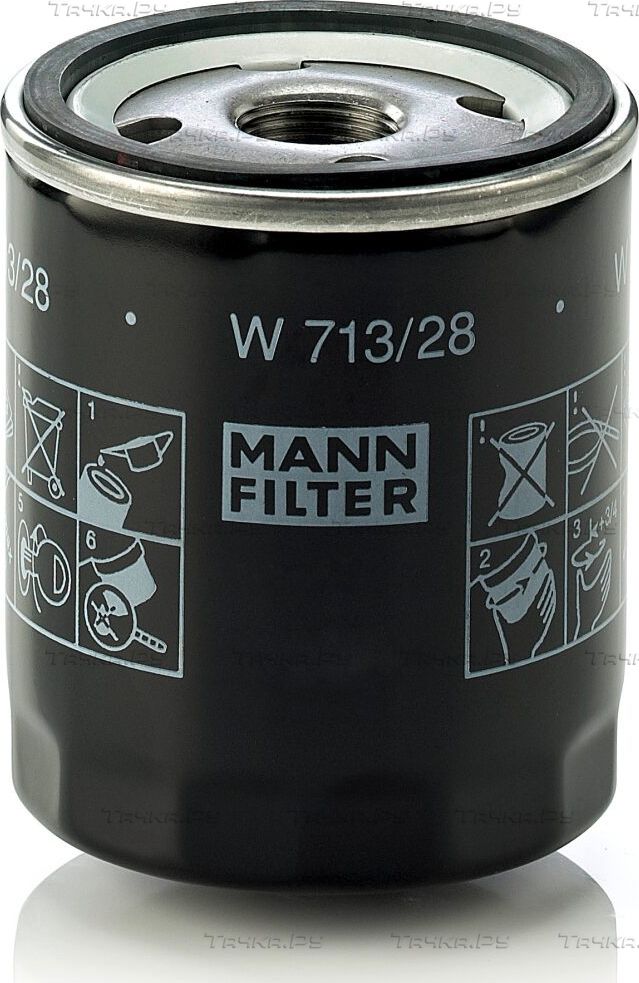 Масляный фильтр Mann-Filter для Rover Mini 1991-2000. Артикул W 713/28