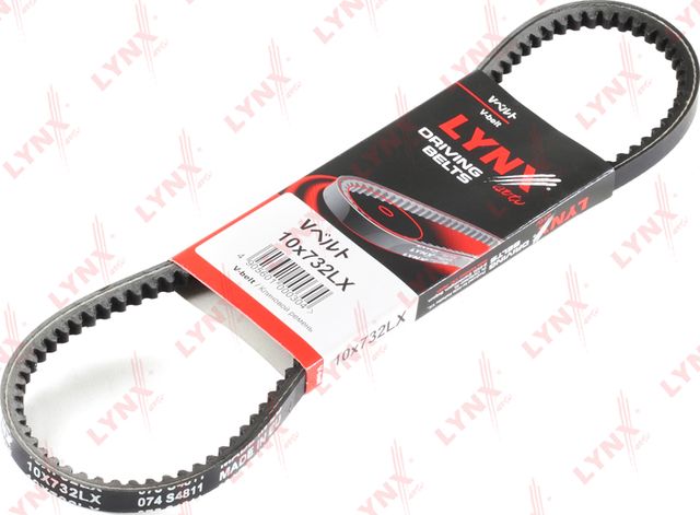 Приводной ремень клиновой LYNXauto для Audi 100 III (C3) 1982-1990. Артикул 10X732LX