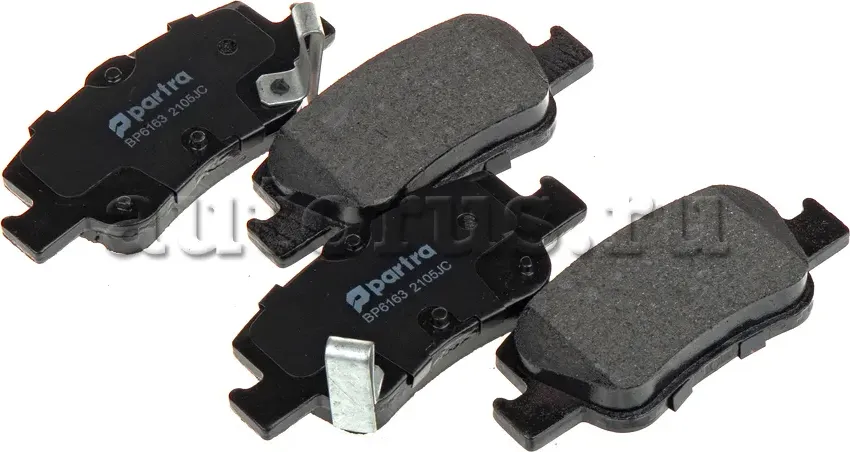 Колодки тормозные дисковые | перед прав/лев | (Partra) Partra. Артикул BP6163