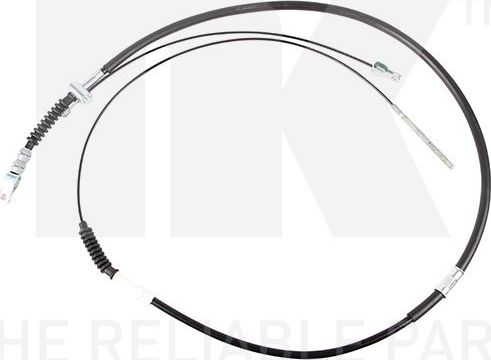 Трос ручника (тросик ручного тормоза) NK задний правый для Toyota HiAce H100 1989-2000. Артикул 904587