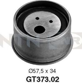 Натяжной ролик (натяжитель) ремня ГРМ NTN / SNR. Артикул GT373.02