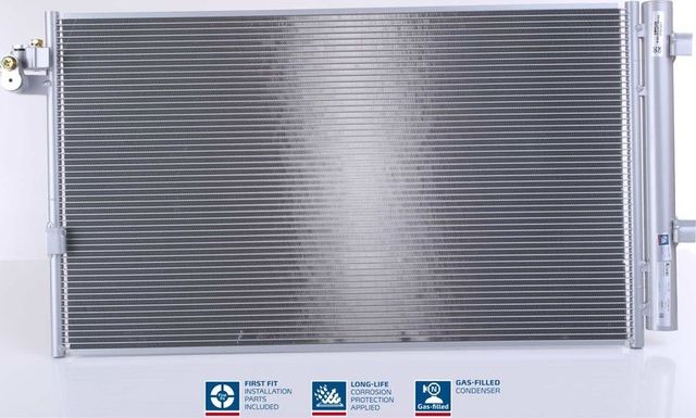 Радиатор кондиционера (конденсатор) Nissens (алюминий) для BMW 8 II (G14/G15/G16) 2018-2026. Артикул 940748