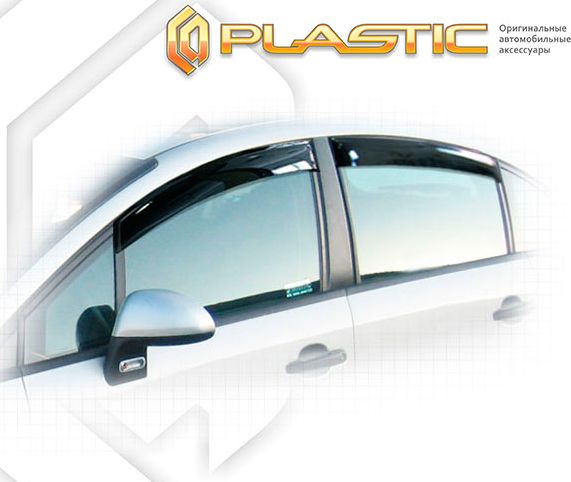 Дефлекторы СА Пластик для окон (Classic полупрозрачный) Citroen C4 I хэтчбек 2004-2010. Артикул 2010030305950