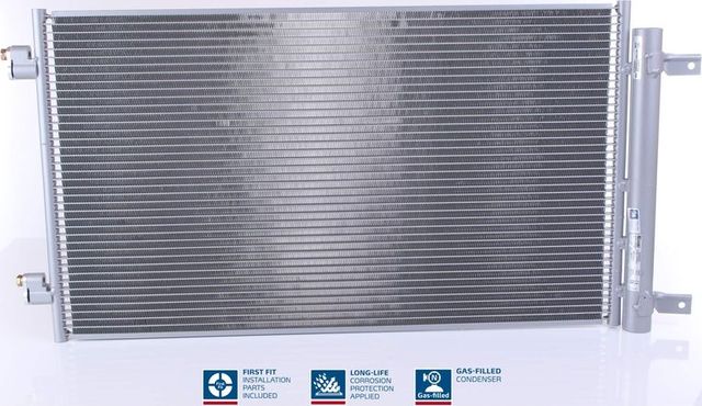 Радиатор кондиционера (конденсатор) Nissens (алюминий) для Opel Astra K 2015-2026. Артикул 940735