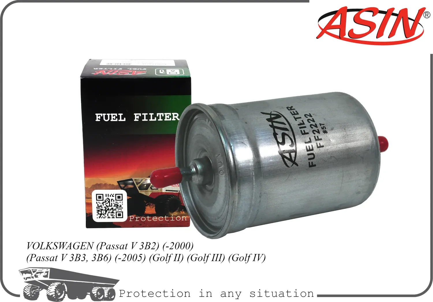 Фильтр топливный (Asin). Артикул ASINFF2222