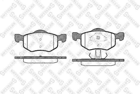 Тормозные колодки Stellox. Артикул 813 000-SX