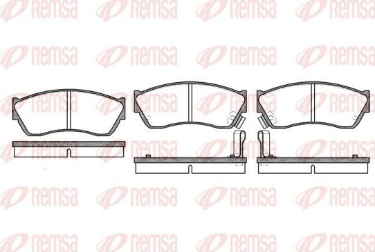 Тормозные колодки Remsa. Артикул 0147.22