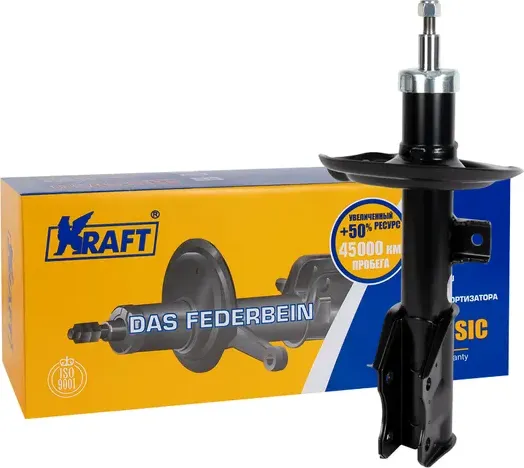 Амортизатор передний (стойка левая в сборе) Lada Vesta (15-) OBERKRAFT. Артикул KT073579