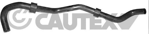Патрубок радиатора (системы охлаждения) Cautex (резина). Артикул 754325