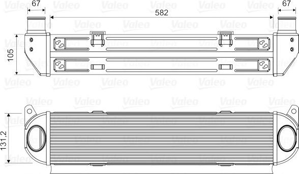 Интеркулер Valeo для Land Rover Discovery IV 2009-2010. Артикул 818359