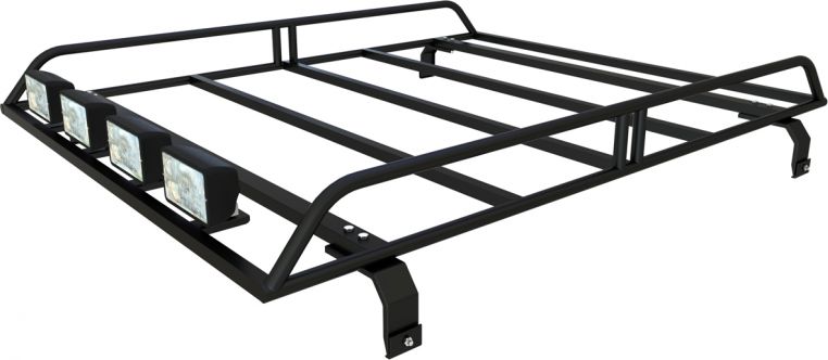 Багажник экспедиционный Podgotoffka 1500х1250х120 мм с креплением на водостоки для ВАЗ 2121, 2131 (Нива) 3дв. 1976-2026. Артикул PGT-B.27.02