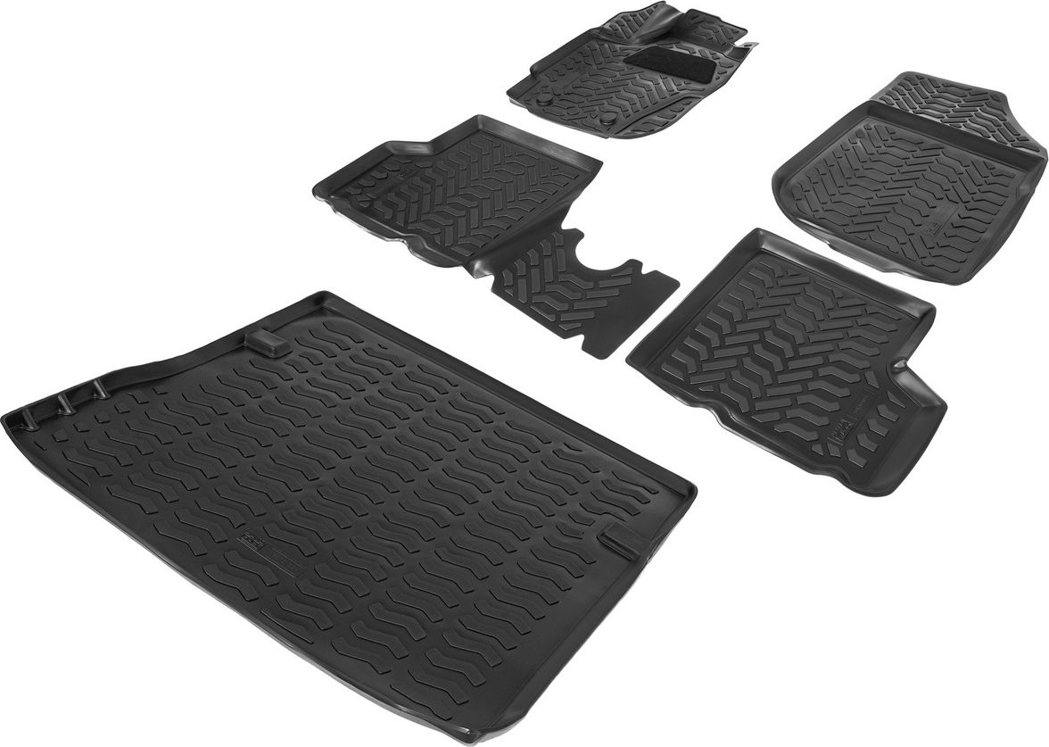 Коврики AutoFlex для салона и багажника Renault Duster I (передний привод) 2015-2021. Артикул K9470101-3