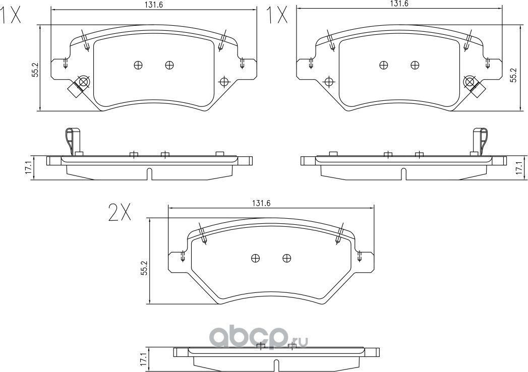 Колодки тормозные OMODA/KAIYI/CHERY/BAIC C5/E5/X3/TIGGO 4/U5PLUS/ 22- перед. (Barnett). Артикул CN012