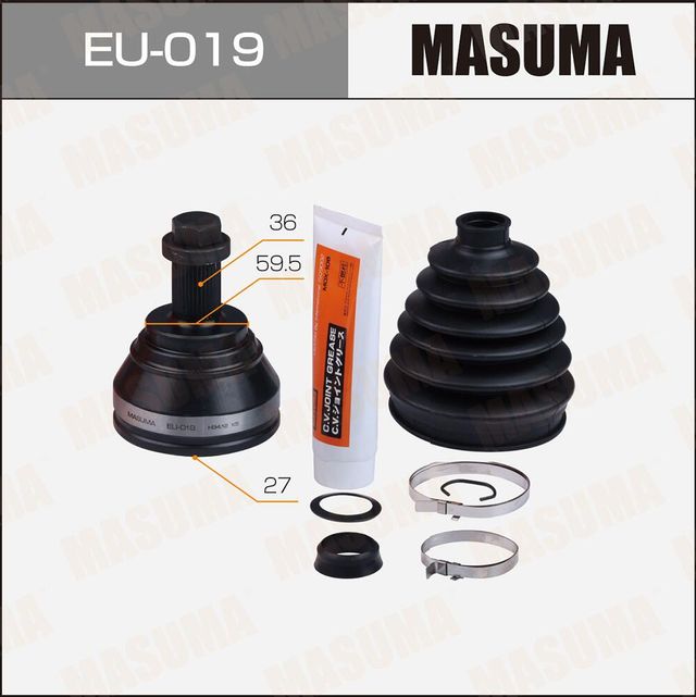 Шрус наружный (граната) Masuma передний для Audi A3 II (8P) 2003-2013. Артикул EU-019